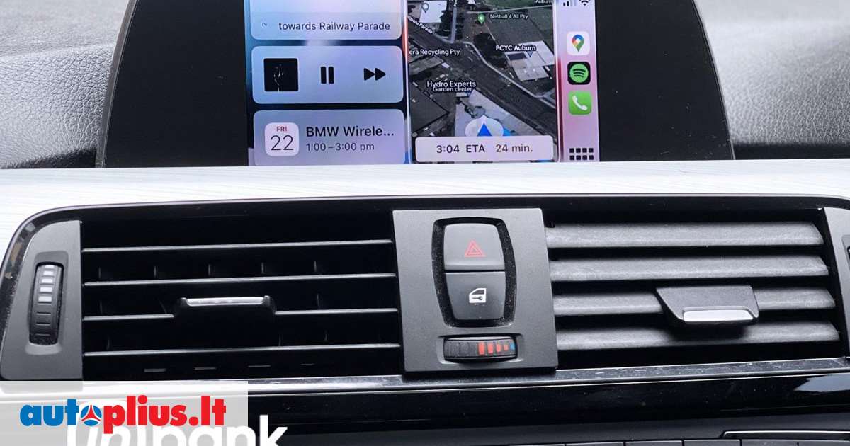 BMW 3 serija Carplay android auto modulis f30 f31 cic nbt nbt evo ...