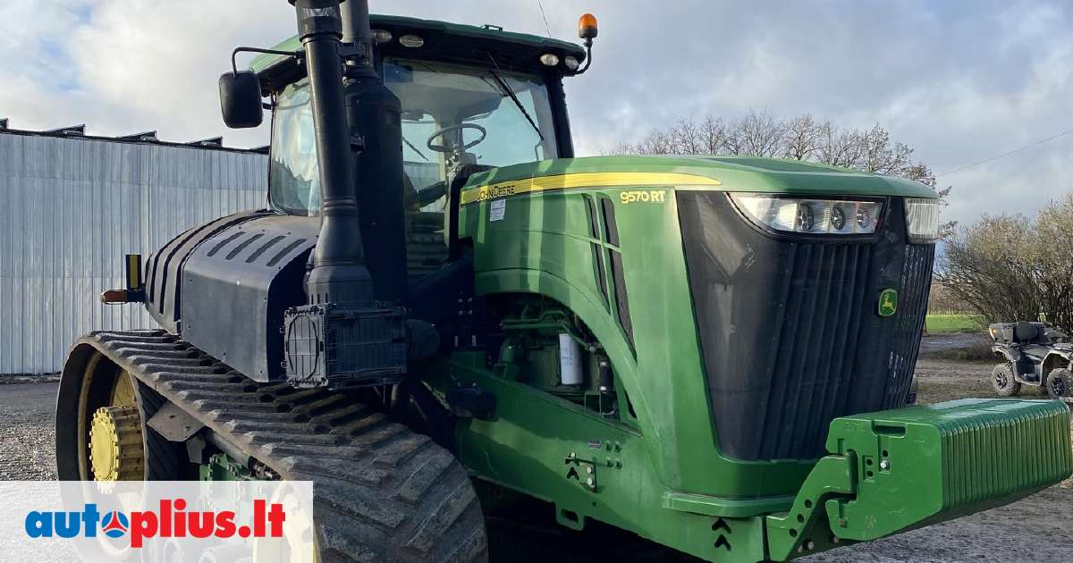 John Deere 9570 RT, traktoriai 2015 m., | A27077403