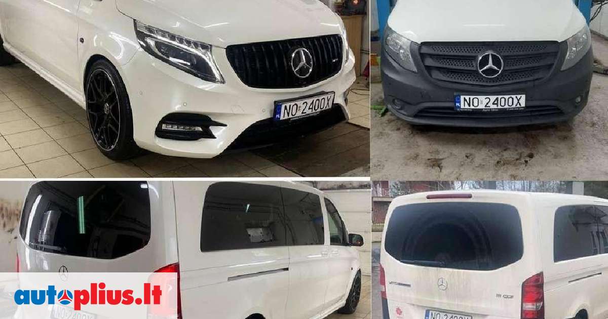 Mercedes Benz Vito Dalimis Vito W V Class Priekiniai Ir Galiniai Zibintai Mayb M