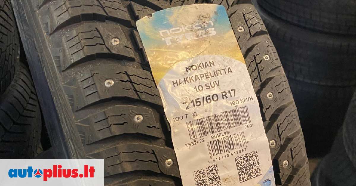 Nokian Hakkapeliitta 10, žieminės 215/60 R17 | A27210005