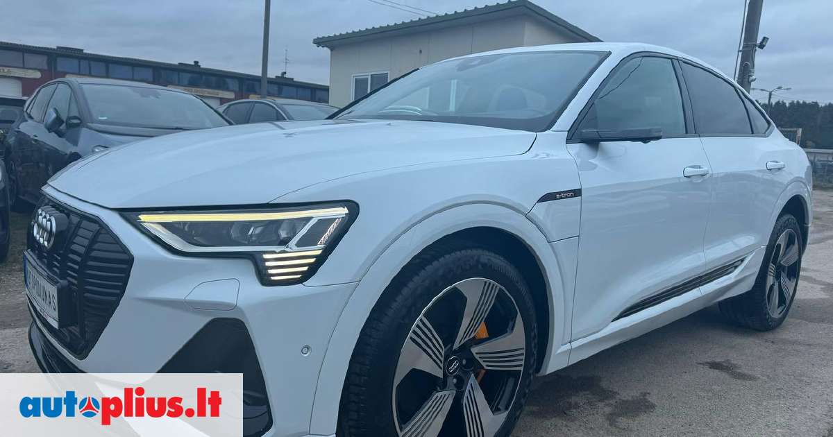 Audi E Tron Sportback Kwh Visureigis Krosoveris M A