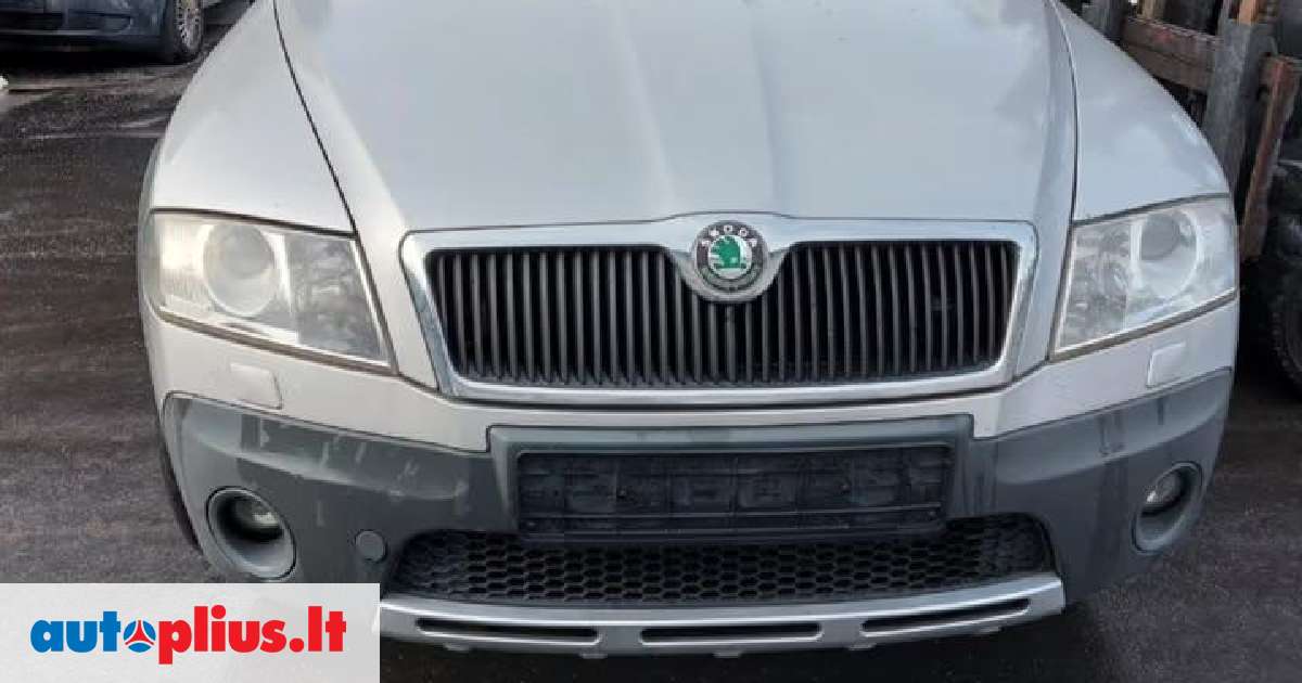 Skoda Octavia Scout Bmm T Km L A Ardomas Dalimis Detal S Pristatomos Visus Miestus For