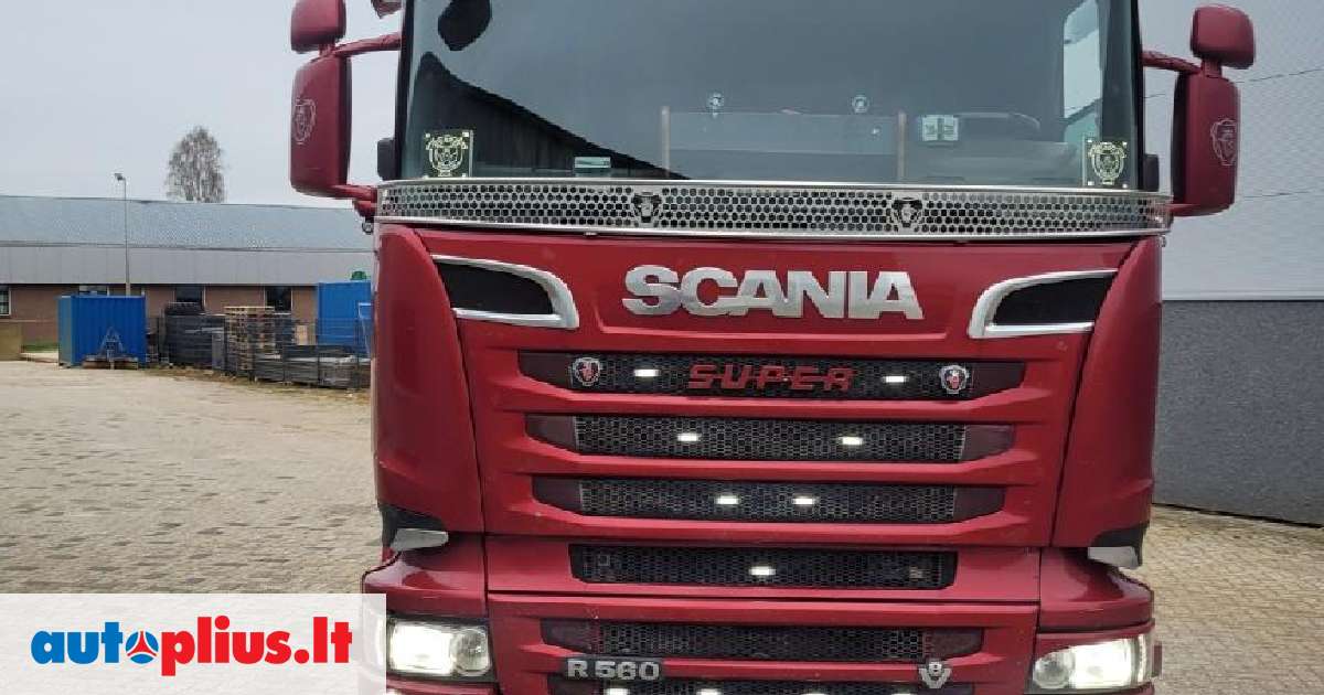 Scania R560 Hidraulika, double sleeper 2013-09 m., | A27334811