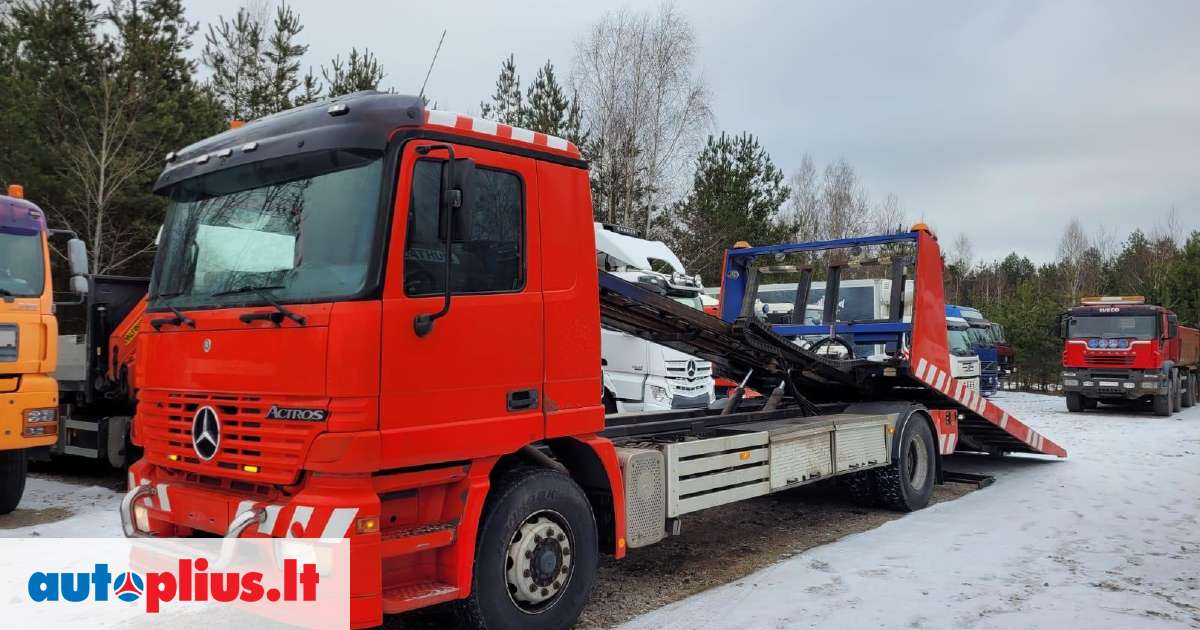 Mercedes-Benz Actros 1831 4x2, autovežiai 2000-11 m., | A27342821