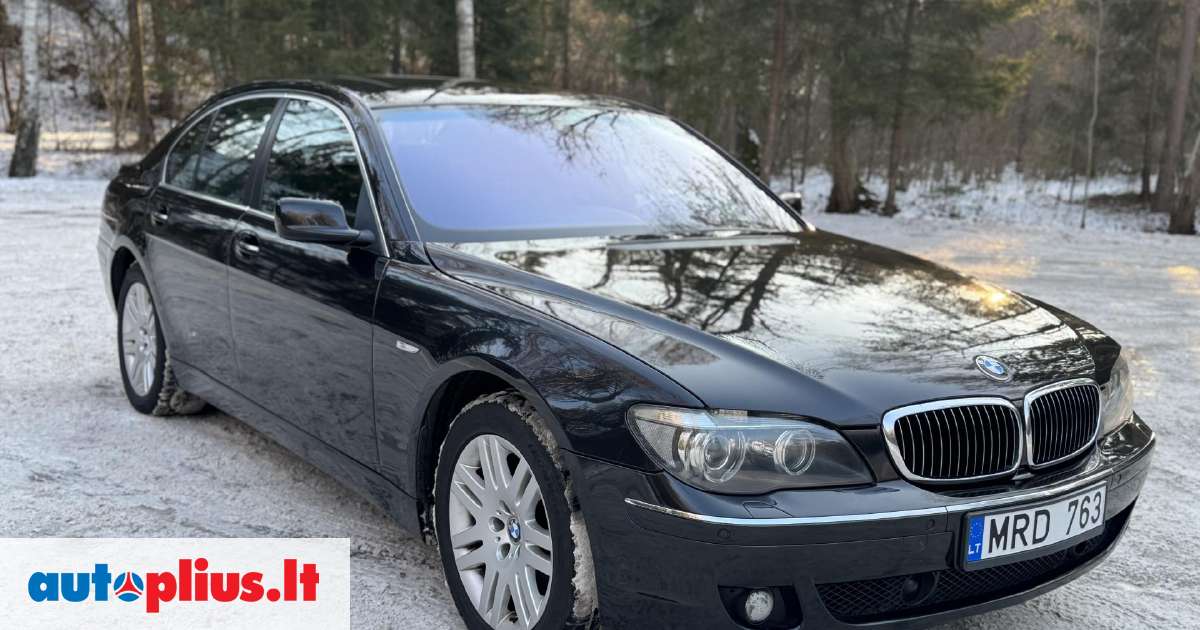 BMW 745, 4.4 l., saloon / sedan 2006-09 m., | A27681274