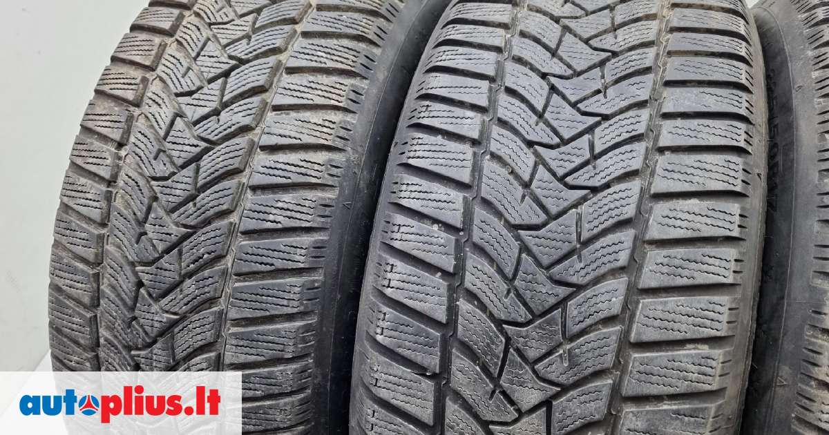 Dunlop 7-8mm, 2021m, зимние 225/50 R17 | A27705116