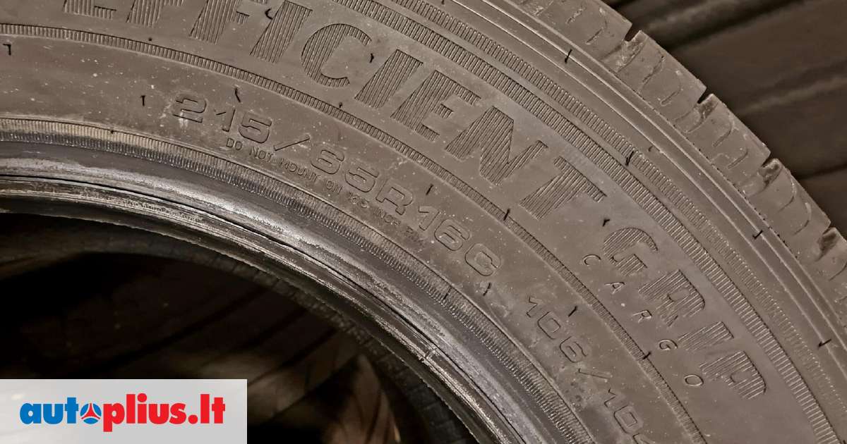 Goodyear Efficient Grip Cargo, vasarinės 215/65 R16 | A27724810