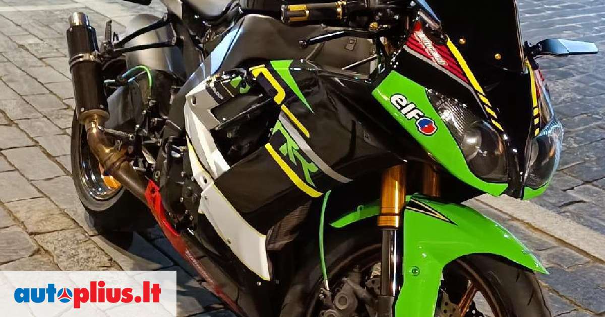 Re❤︎ Kawasaki Ninja ZX-4RR Lime Green-Ebony-Pearl Blizzard White