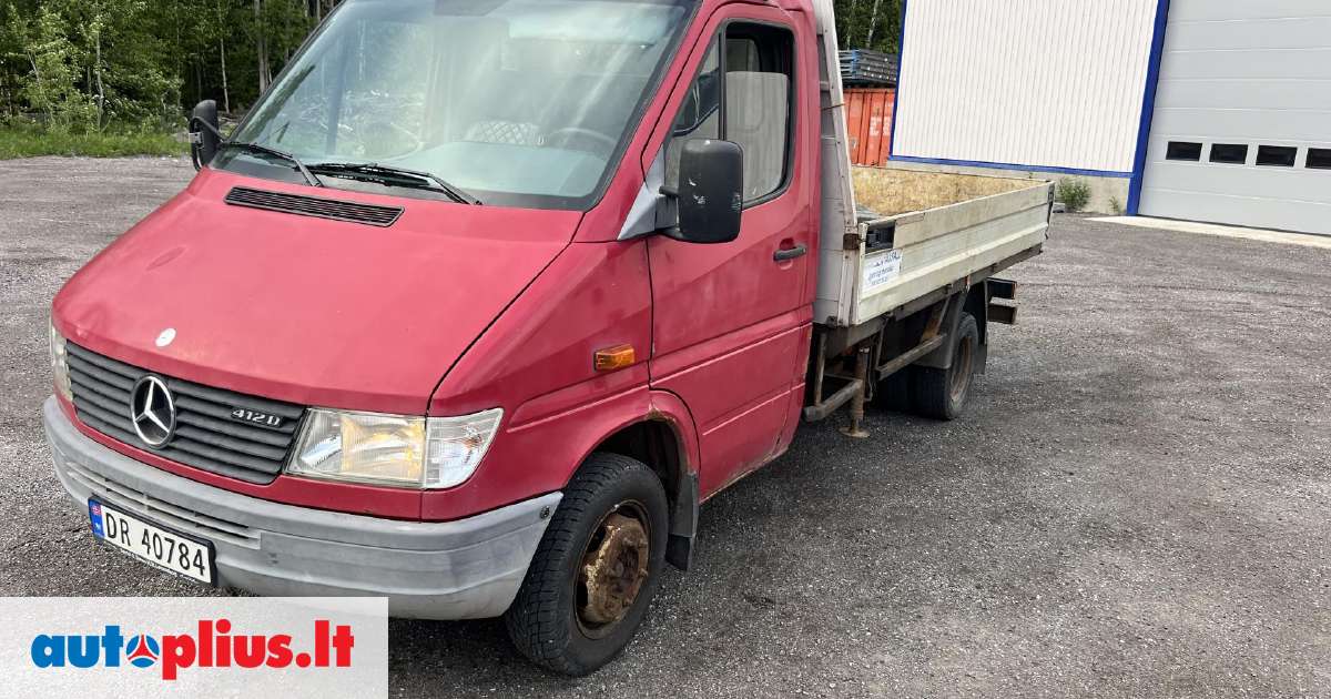 Mercedes-Benz Sprinter 412, su kranu 1997-08 m., | A28448360