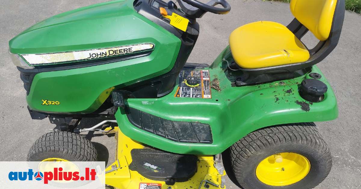 John Deere X320, sodo traktoriai 2014-09 m., | A28735317