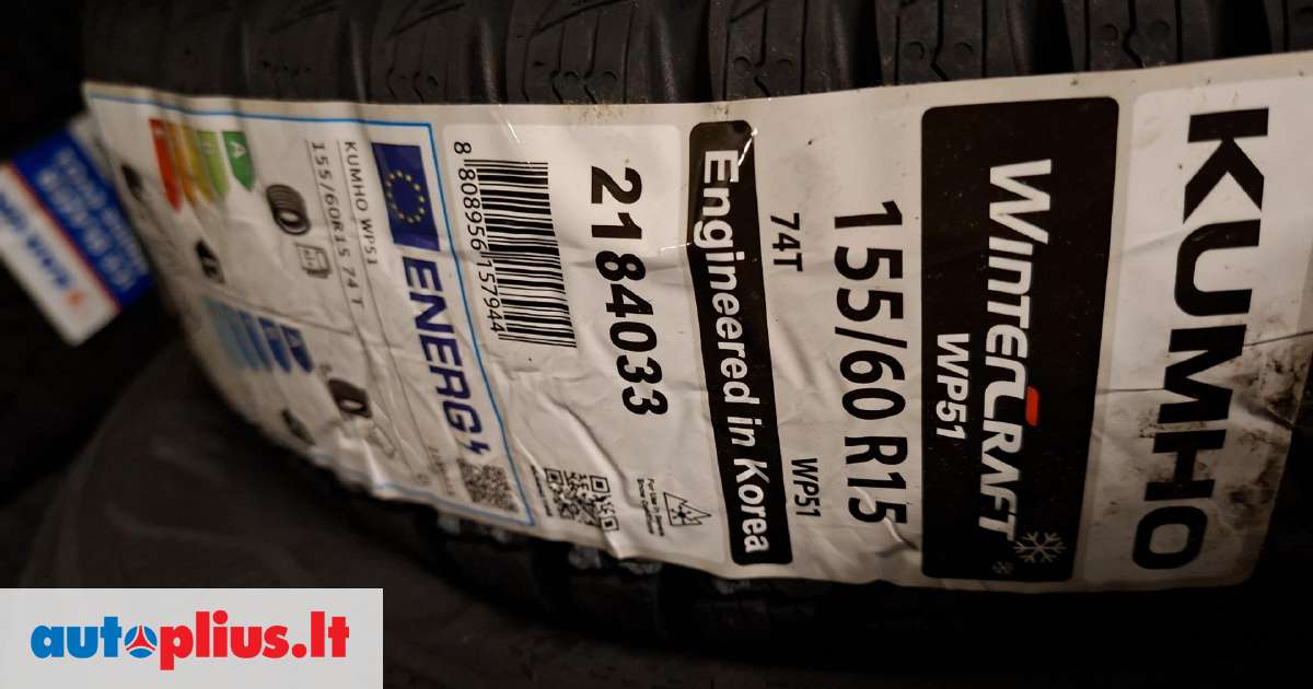 Kumho, ziemas 155/60 R15 | A29604265