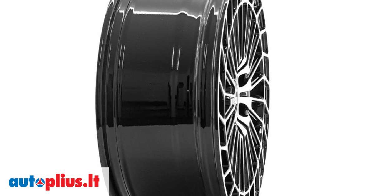 Euro Black R20 AXE EX45 Gloss Black Polished, lengvojo lydinio, R20 | A29874810