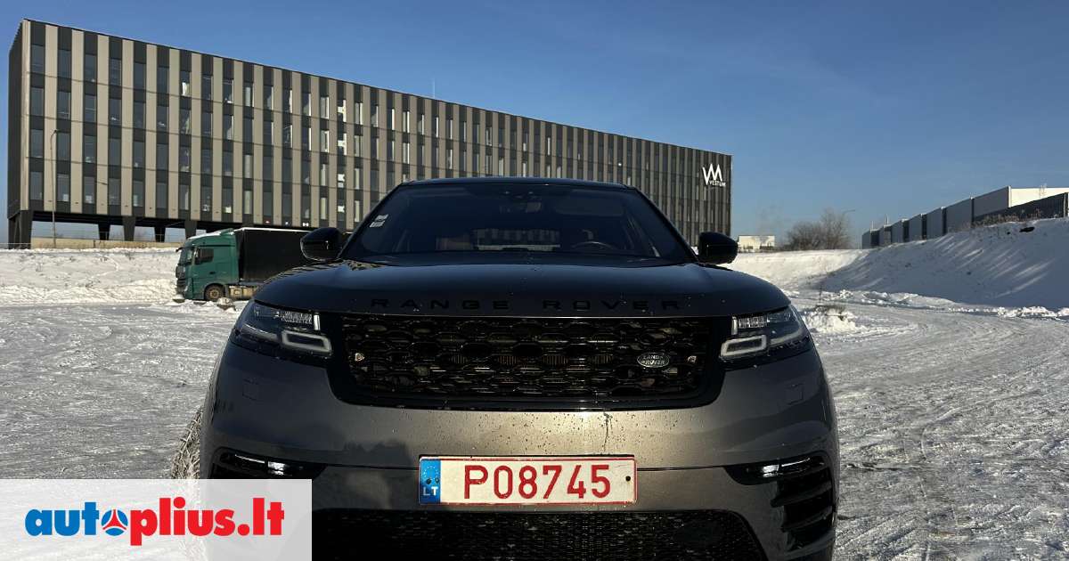 Land Rover Range Rover Velar, 3.0 l., visureigis / krosoveris 2017-09 m ...