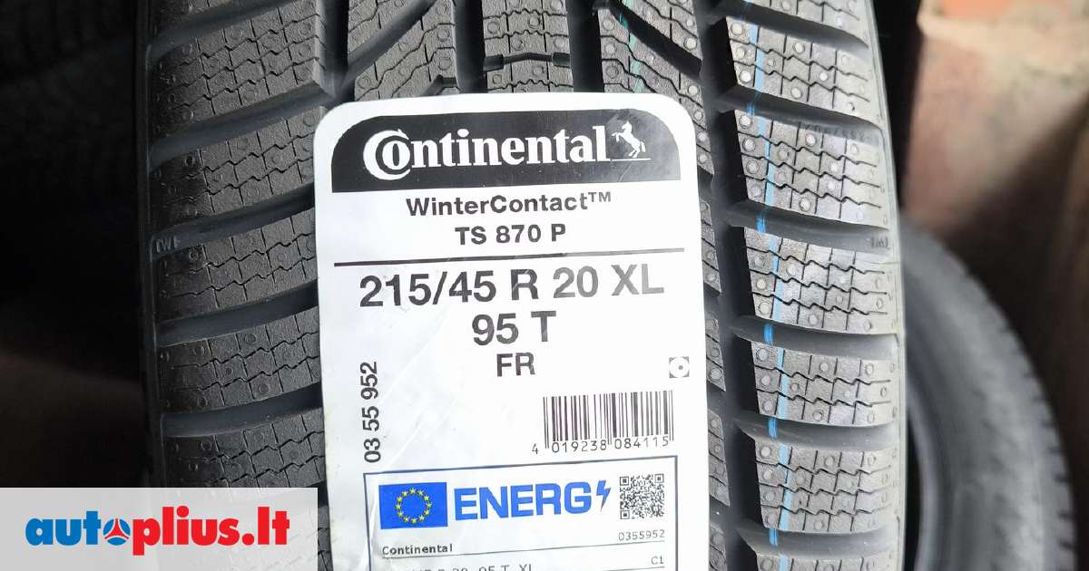 Continental WinterContact TS 870 P iemin s 215 45 R20 A31925299 Continental WinterContact TS 870 P iemin s 215 45 R20 A31925299