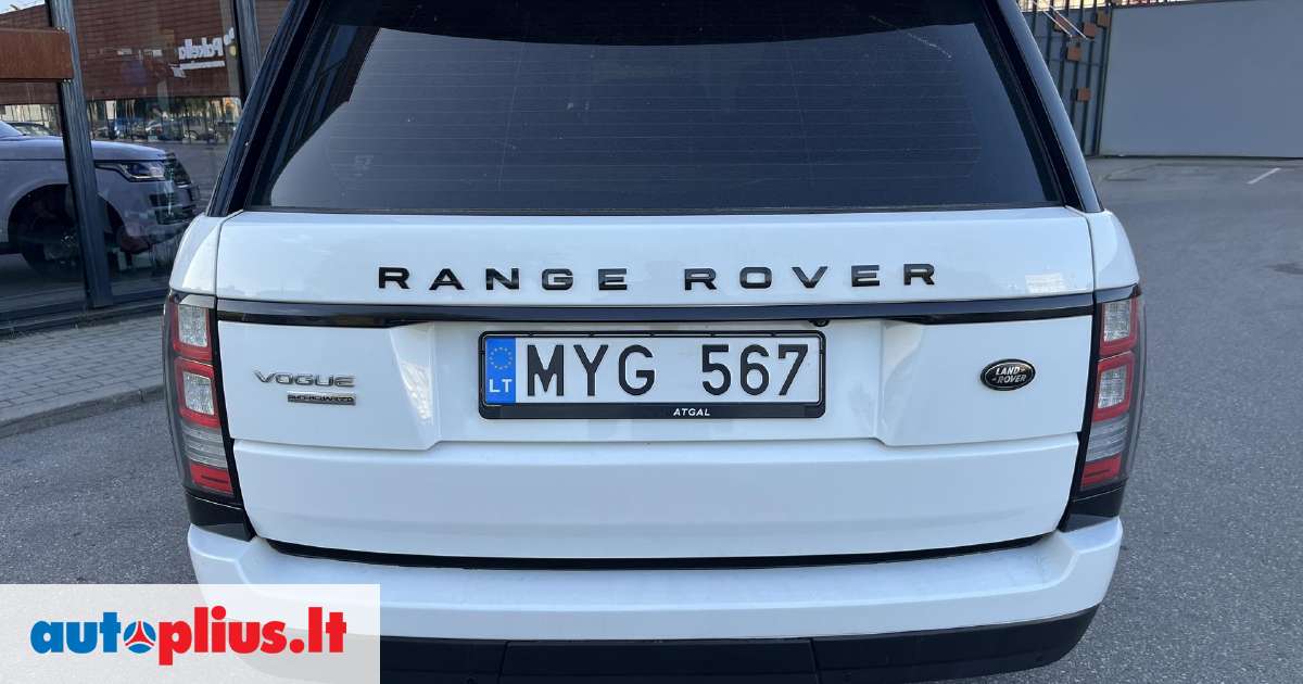 Land Rover Range Rover, 5.0 l., visurgājējs / krosovers 2013-08 m ...