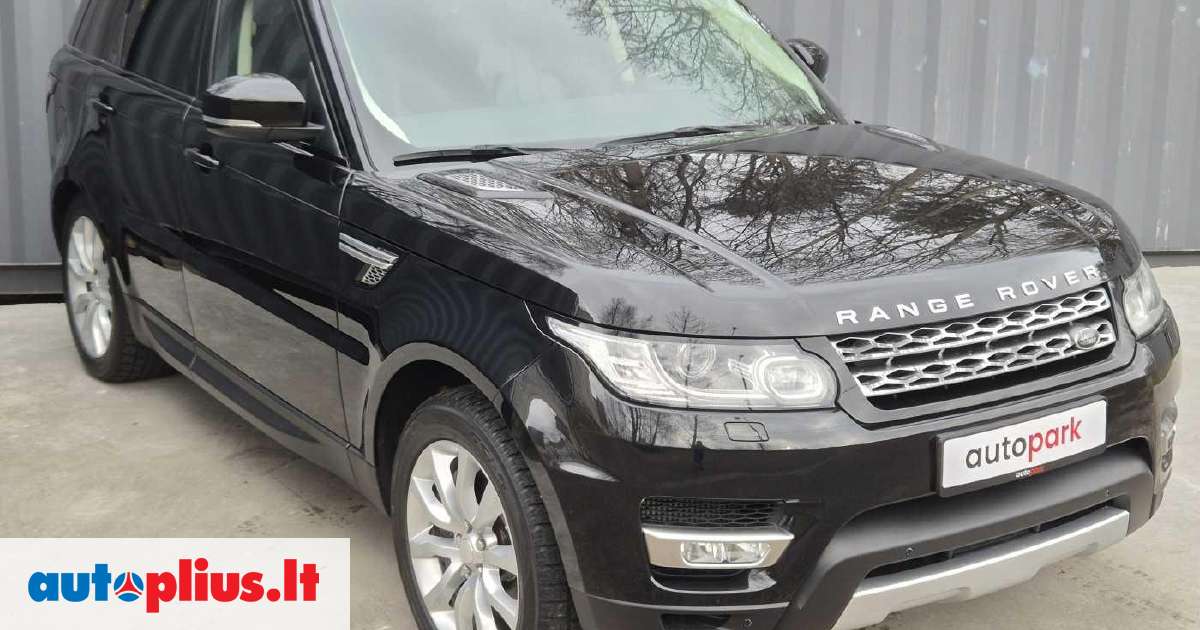 Land Rover Range Rover Sport, 3.0 l., visureigis / krosoveris 2015-01 m ...