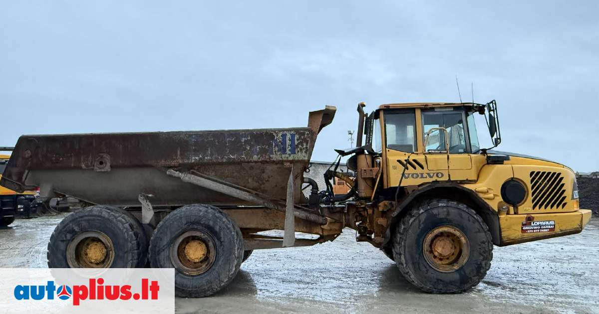 Volvo A25D, dumpers / tippers 2002 m., | A32806548