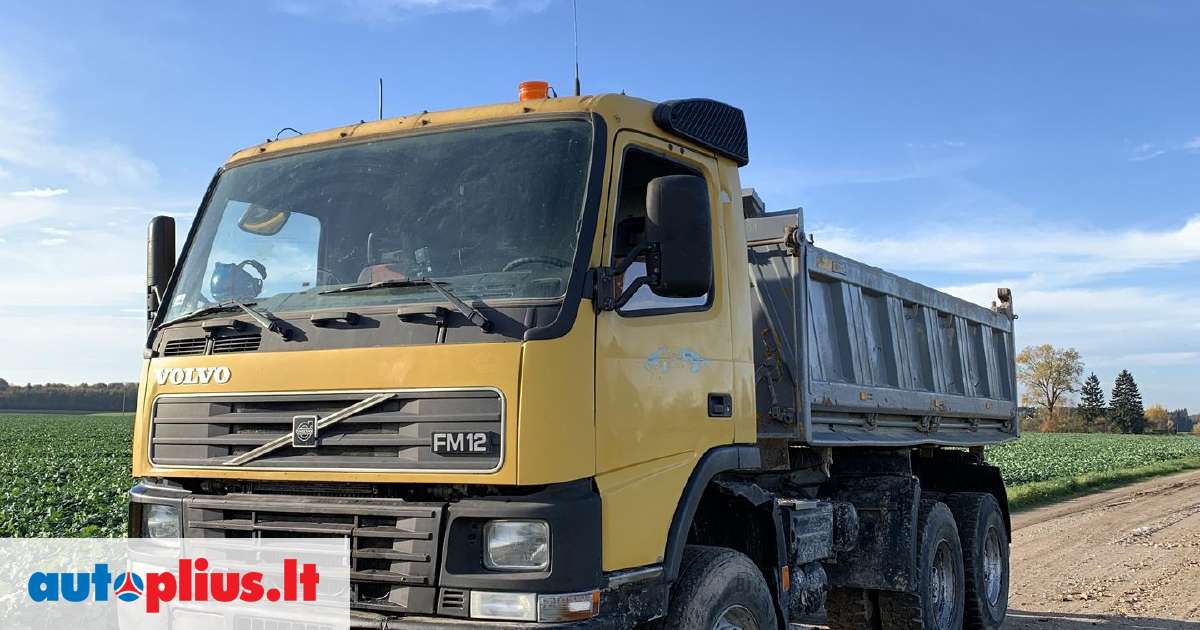 Volvo FM12, dumpers / tippers 2001 m., | A32819256