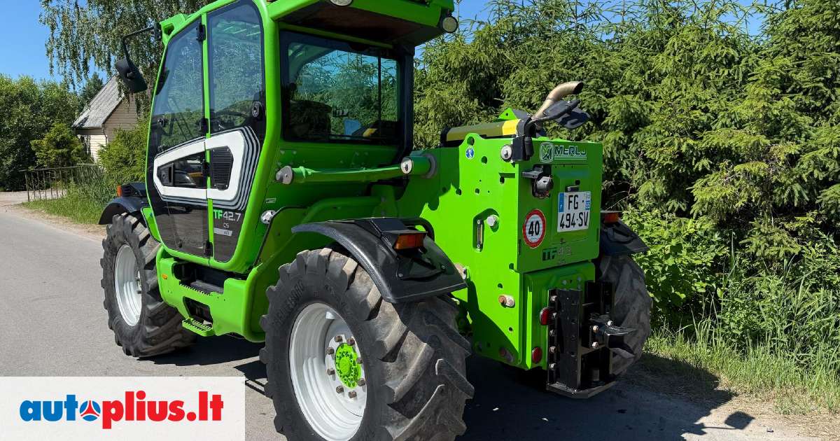 Cs Reklama Merlo TF42.7CS-140, teleskopiniai krautuvai 2019 m., | A32828670