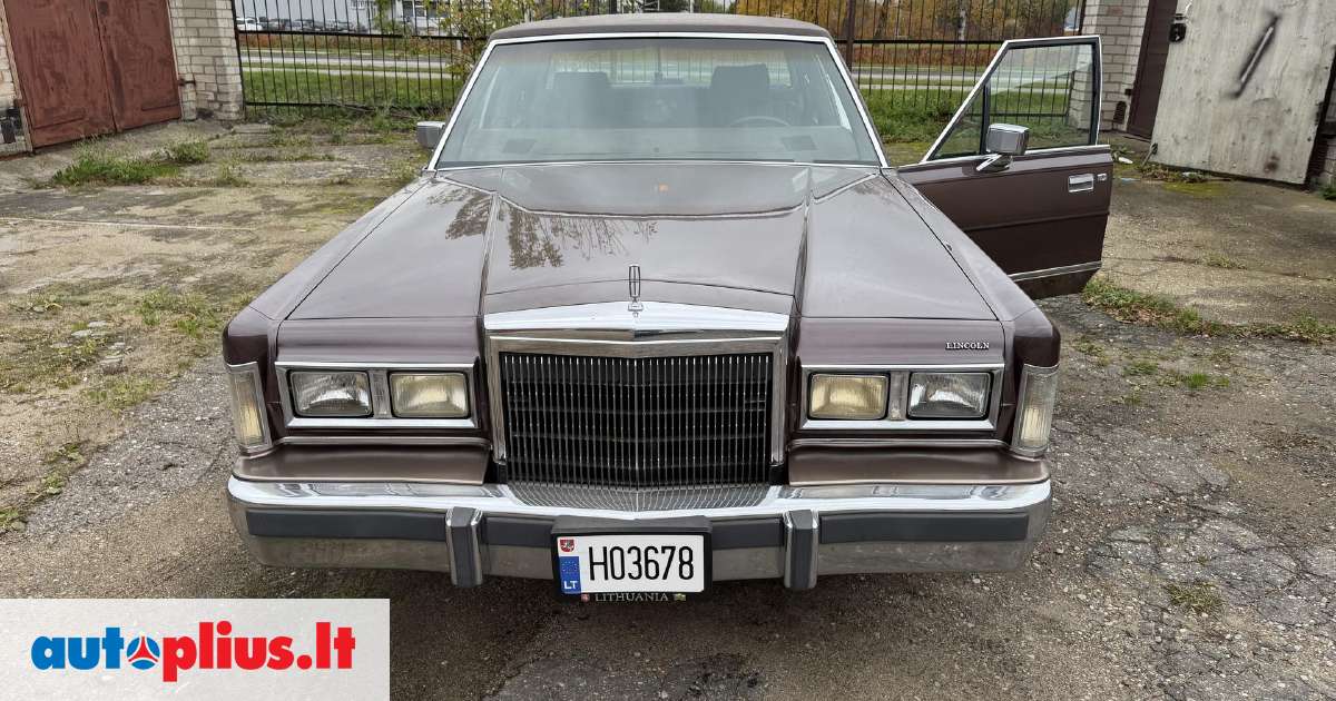 0. Cars Lincoln Town Car, 5.0 l., sedanas 1988-01 m., | A32833264