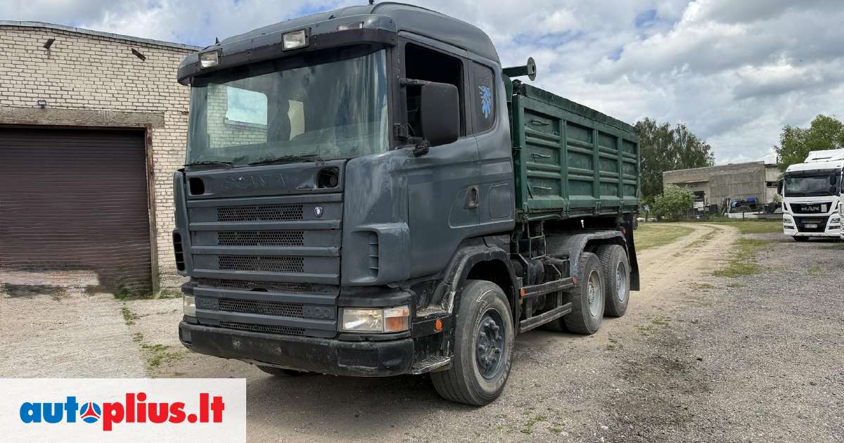 Scania 124 Manual 8x4, dumpers / tippers 1998-11 m., | A32855836