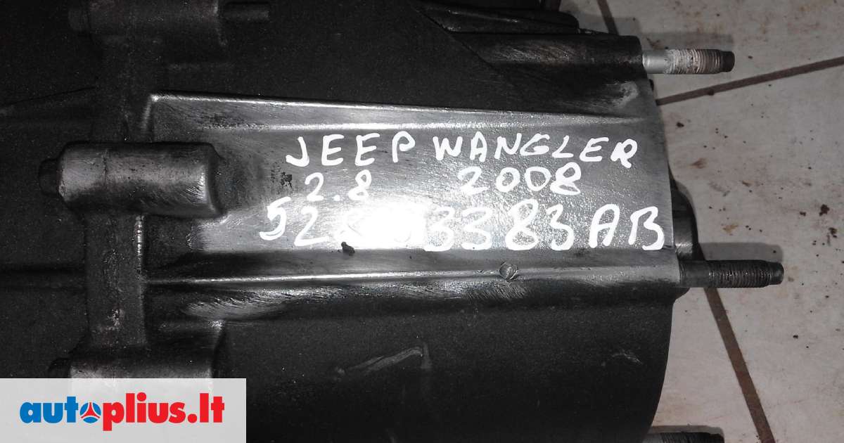 Jeep Wrangler, VM10D, Gearbox 4 4 201101 m., A4603260