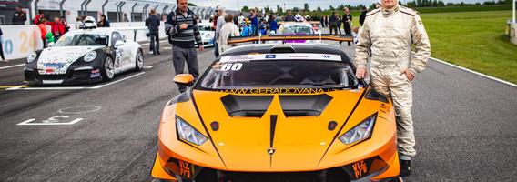 Baltijos žiedinių lenktynių 3 etape „Lamborghini“ vairavęs lietuvis pritrūko sėkmės
