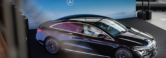 Naujasis „Mercedes-Benz EQS” –  aptakiausias automobilis pasaulyje