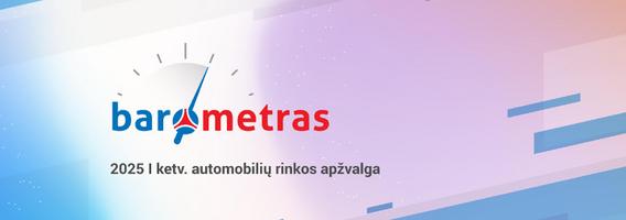 Ketvirtinė automobilių rinkos apžvalga 2025 m. I ketv.