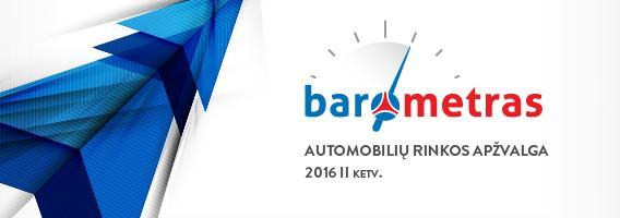 Ketvirtinė automobilių rinkos tendencijų apžvalga, 2016 m. 2 ketvirtis