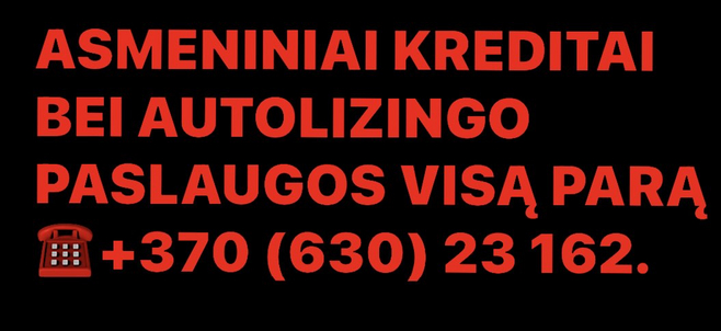 Visos lizingo paslaugos