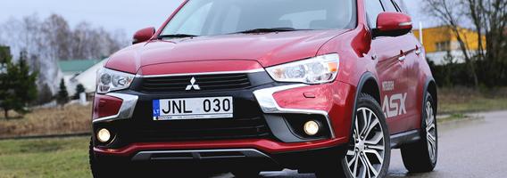 Atnaujintas „Mitsubishi ASX“ – miesto visureigių segmento konservatorius